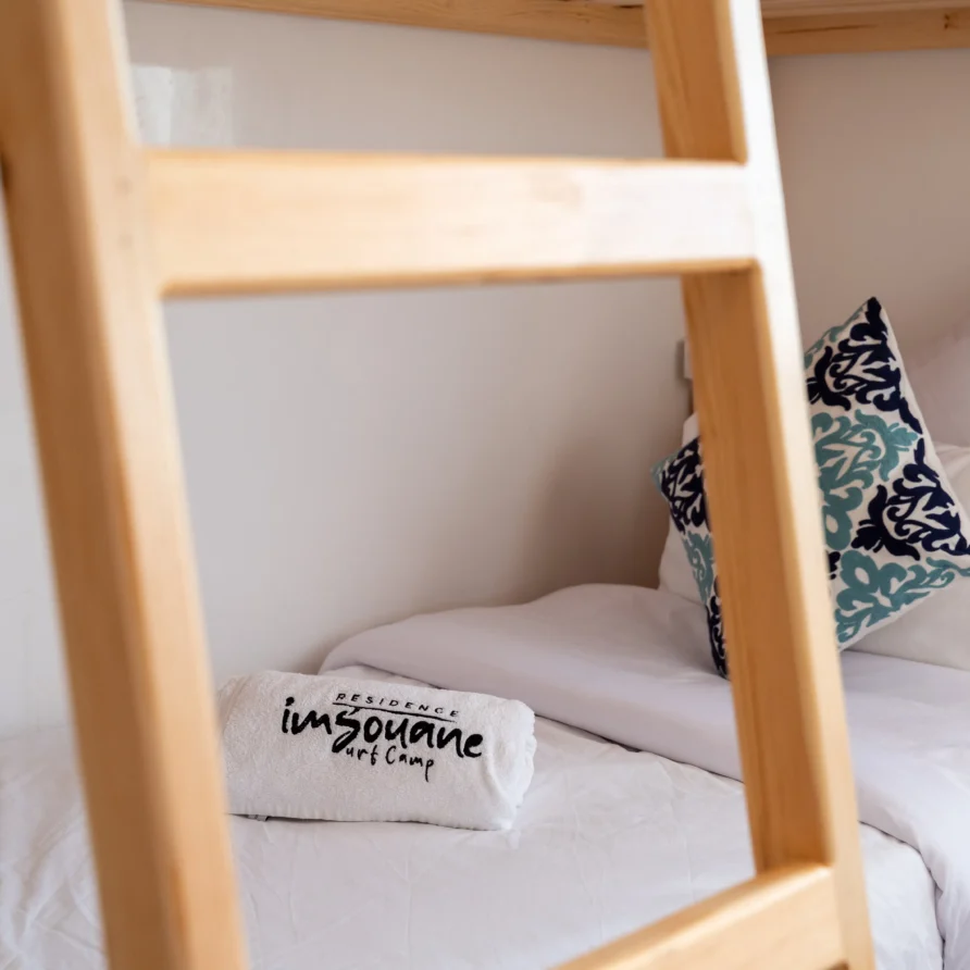 dormotery room in imsouane at residence surf camp