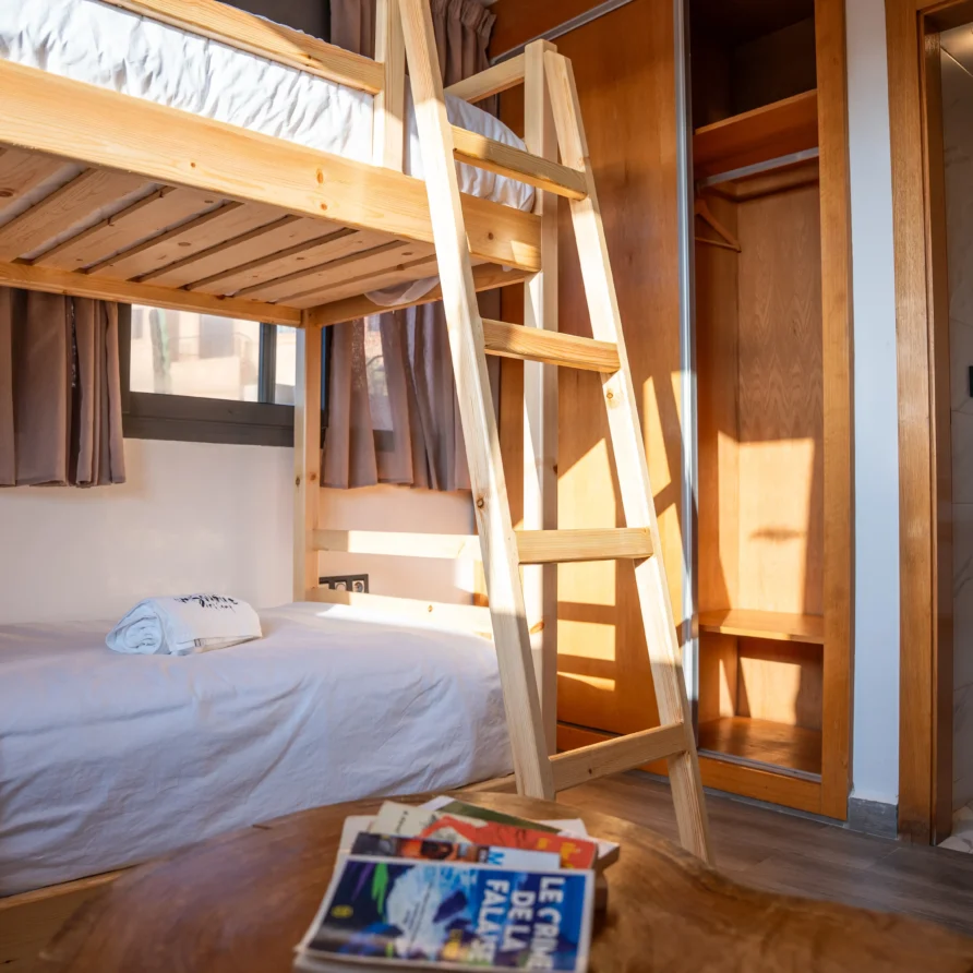 dormotery room in imsouane at residence surf camp