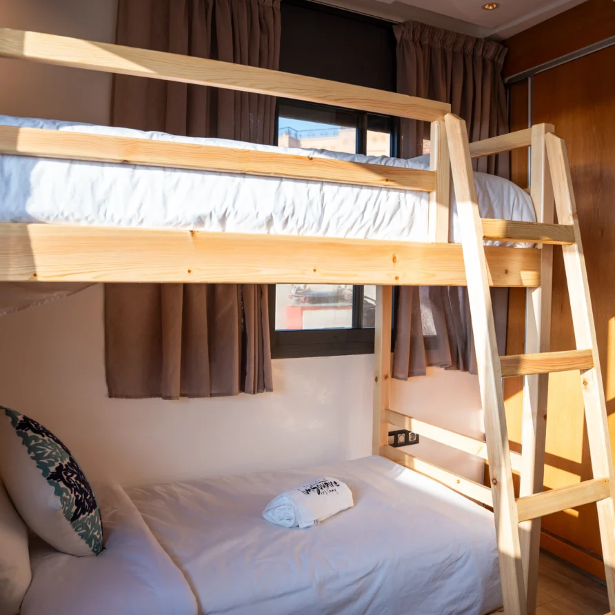 dormotery room in imsouane at residence surf camp