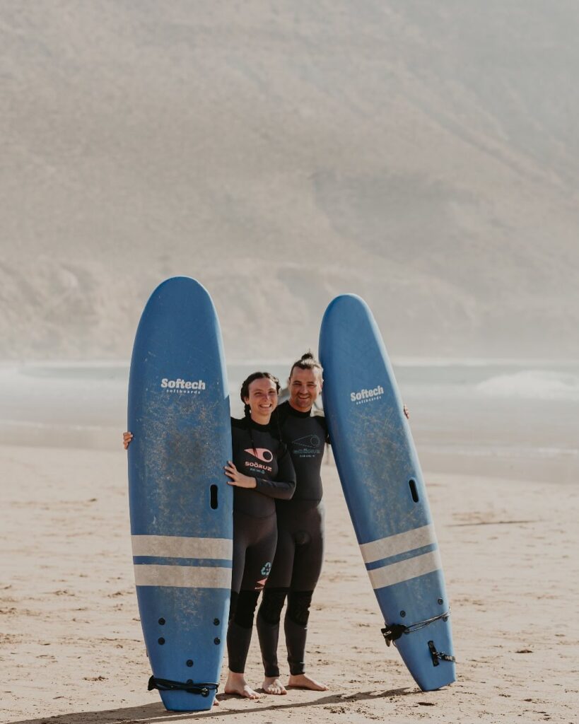 learn to surf in imsouane with residence surf camp