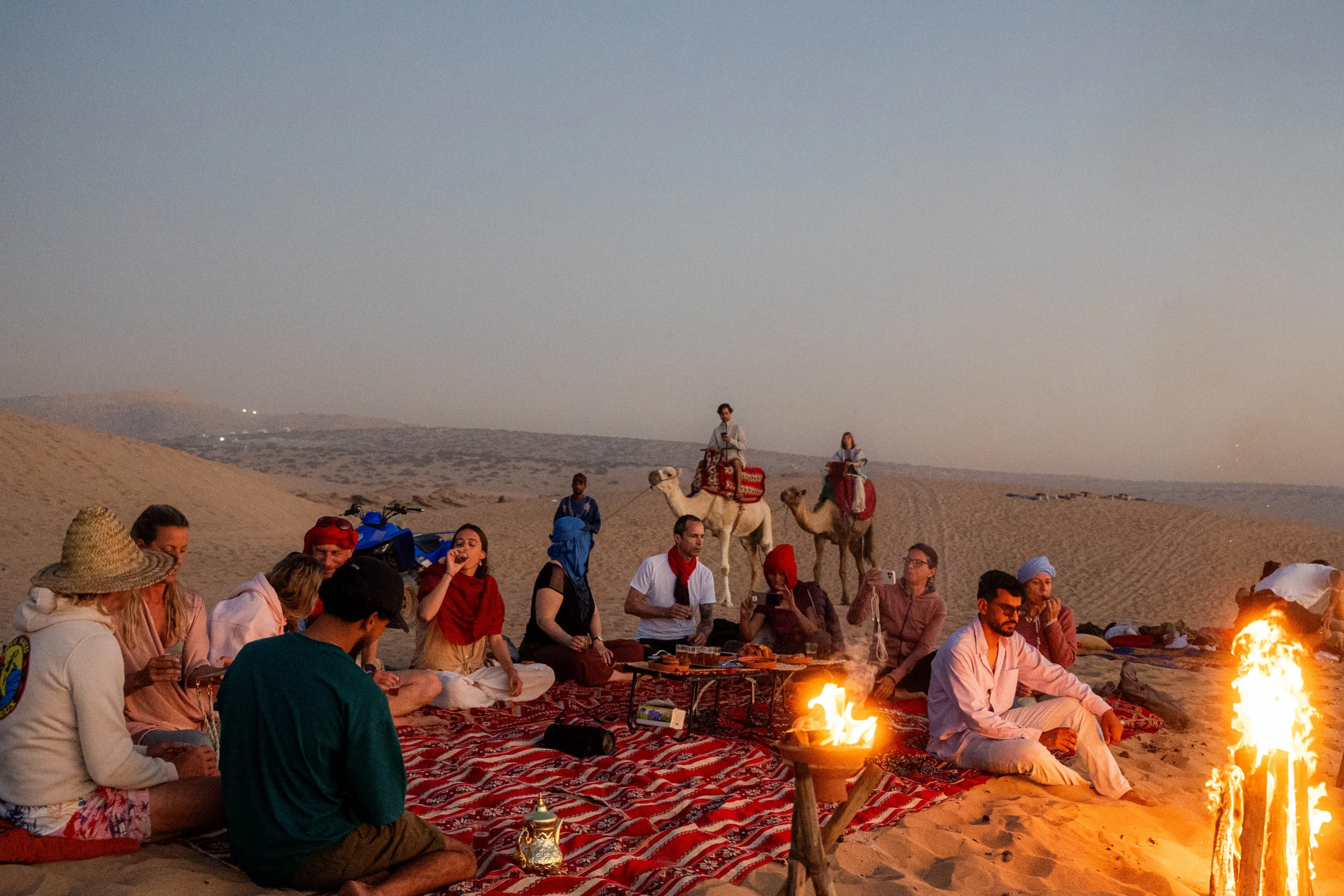 day tri to timlaline with surf camp imsouane residence