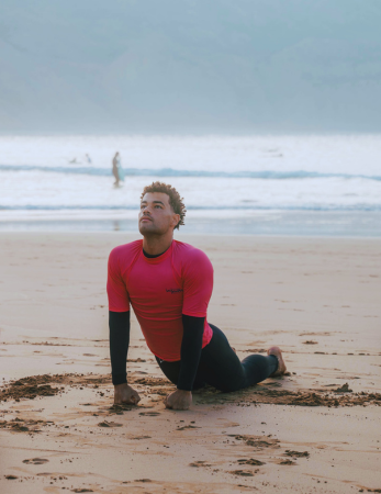 surf lesson with residence imsouane surf camp